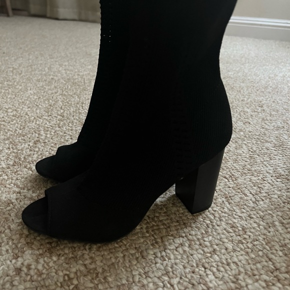 Moschino Black Heeled Boots - Picture 2 of 4